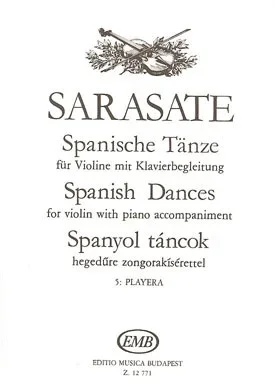 Sarasate, Pablo de: Playera (violin & piano)