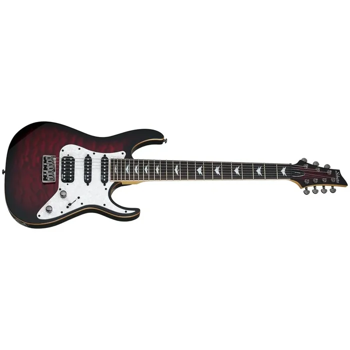 Schecter Banshee 7 Extreme 7-Strings Electric Guitar- Black Cherry Burst