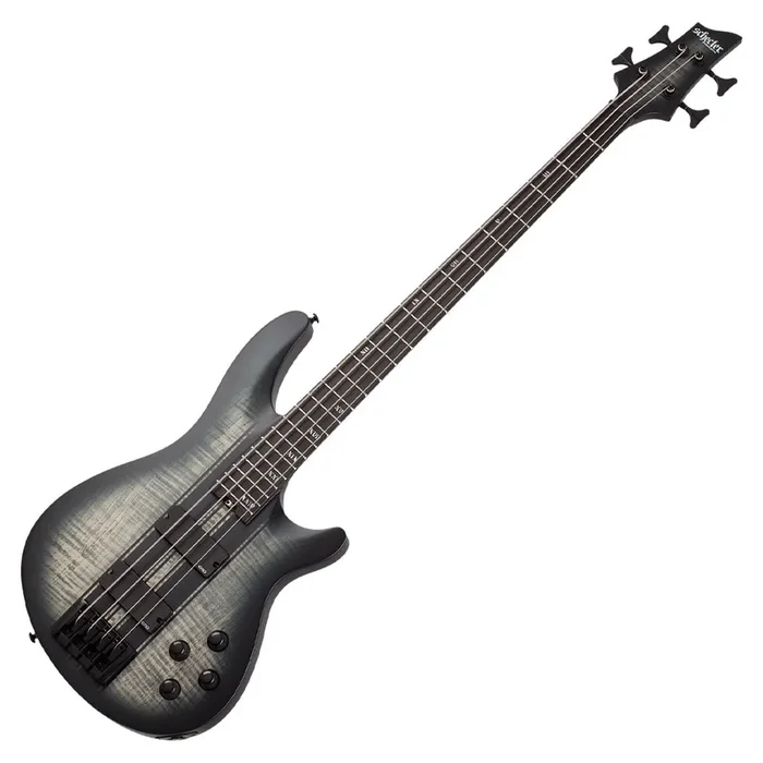 Schecter C-4 GT 4-String Bass Guitar – Satin Charcoal Burst