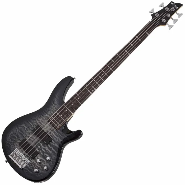 Schecter C-5 Plus 5 String Bass Guitar – Charcoal Burst