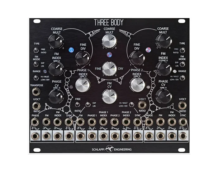 Schlappi Engineering Three Body Triple Oscillator – Black