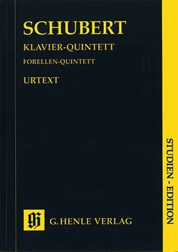 Schubert (Haug-Freienstein): (score) Quintet in A Major, D667 – “The Trout” – URTEXT (piano quintet) Henle Verlag