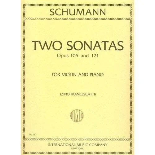 Schumann, Robert: Sonatas Op.105, 121 (violin & piano)