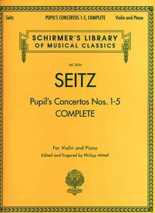 Seitz, F.: Pupil’s Concertos No.1-5 COMPLETE (Violin & Piano)