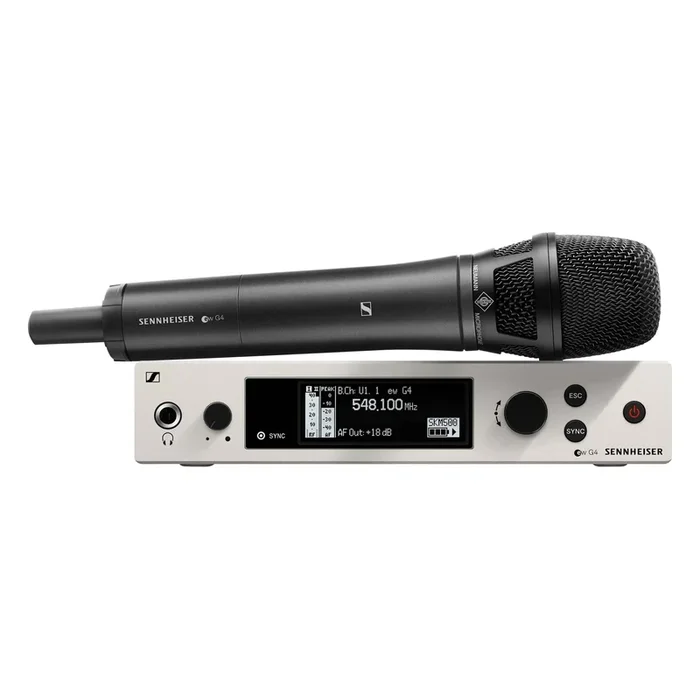 Sennheiser Ew 500 G4-KK205 Wireless Handheld Microphone System – AW+ Band (EW500G4-KK205-AW+)