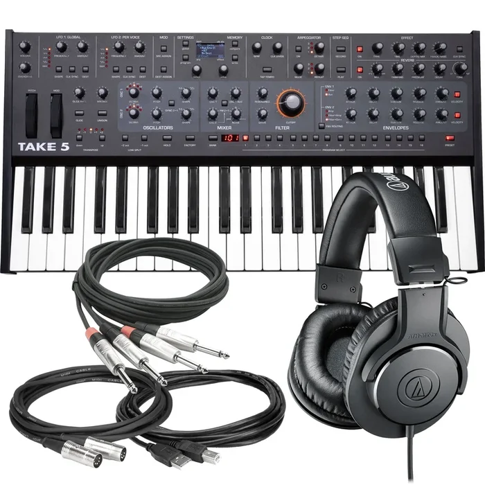 Sequential Take 5 Compact 5-Voice Polyphonic Synthesizer STUDIO KIT