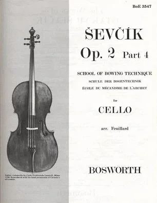 Sevcik, O.: Op.2 No.4 School of Bowing Technique (Cello)