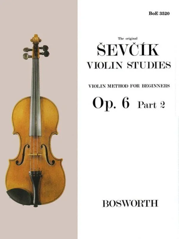 Sevcik, Op. 6 Part 2 for Violin (Bosworth)