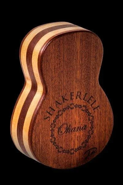 Shakerlele Rhythm Shaker by Ohana – Solid Mahogany
