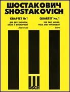 Shostakovich, D.: (Score) String Quartet No.1, Op.49 (string quartet)