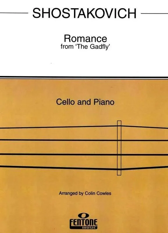 Shostakovich, Romance from the Gadfly for Cello and Piano (Fentone)
