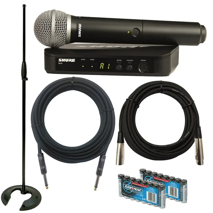 Shure BLX24/PG58-H10 Handheld Wireless Vocal System – PERFORMER PAK
