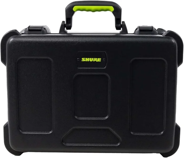 Shure by Gator SH-MICCASE15 Molded Case w/ Drops for (15) Mics – TSA Latch