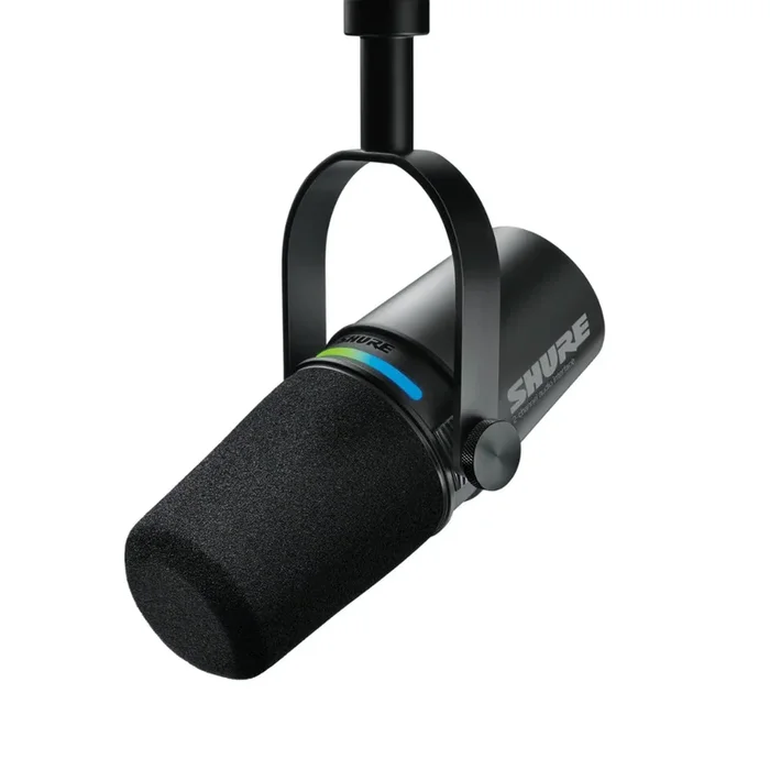 Shure MV7i Smart Microphone and Onboard Audio Interface