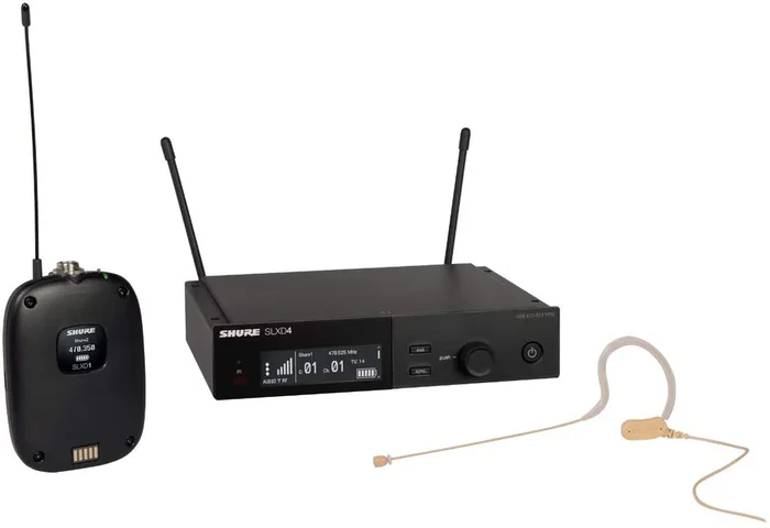 Shure SLXD14/153T Wireless Earset Microphone System – H55 Band