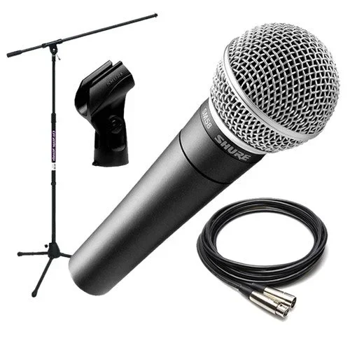 Shure SM58-LC Dynamic Vocal Microphone PERFORMER PAK