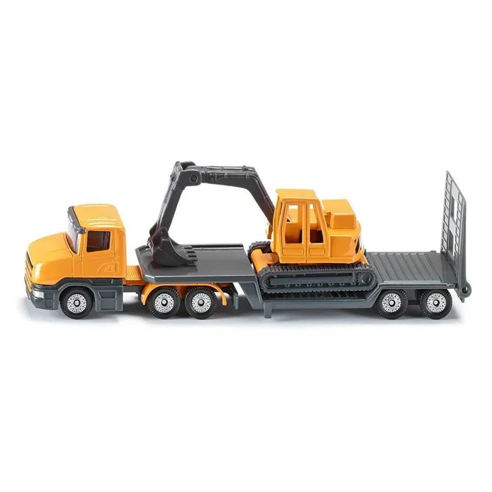 Siku super low loader with excavator