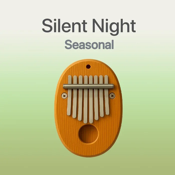 Silent Night – 8 Note Pocket Kalimba Tab