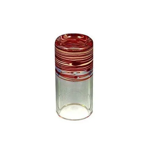 Silica Sound 419 Original Shorty Glass Slide – Ruby Red