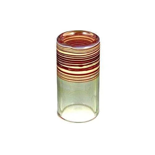 Silica Sound 422 Large Shorty Glass Slide – Ruby Red