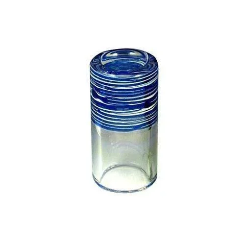 Silica Sound 423 Thick Shorty Glass Slide – Cobalt Blue