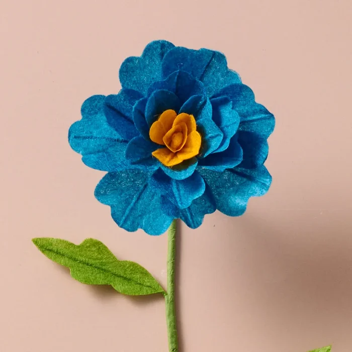 Silk Paper Cosmo Flowers – Blue