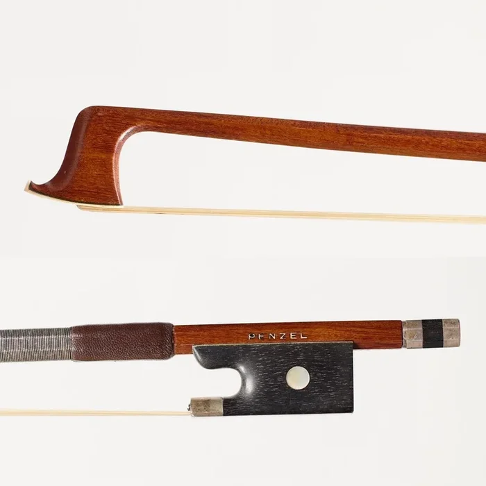 Silver Mounted Old Stock Penzel Violin Bow
