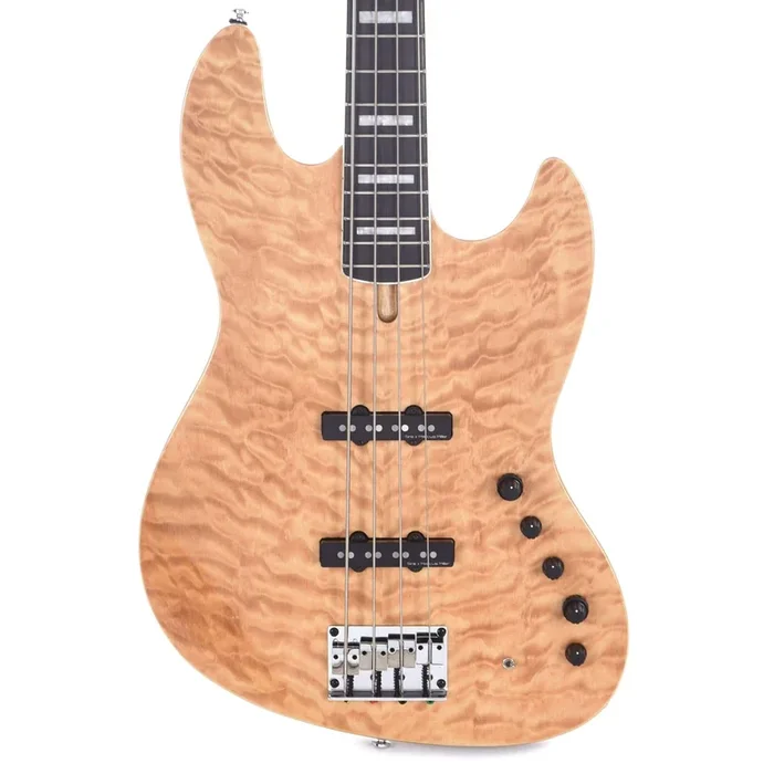 Sire Marcus Miller V9 Swamp Ash/Quilted Maple 4-String Natural (2nd Gen)