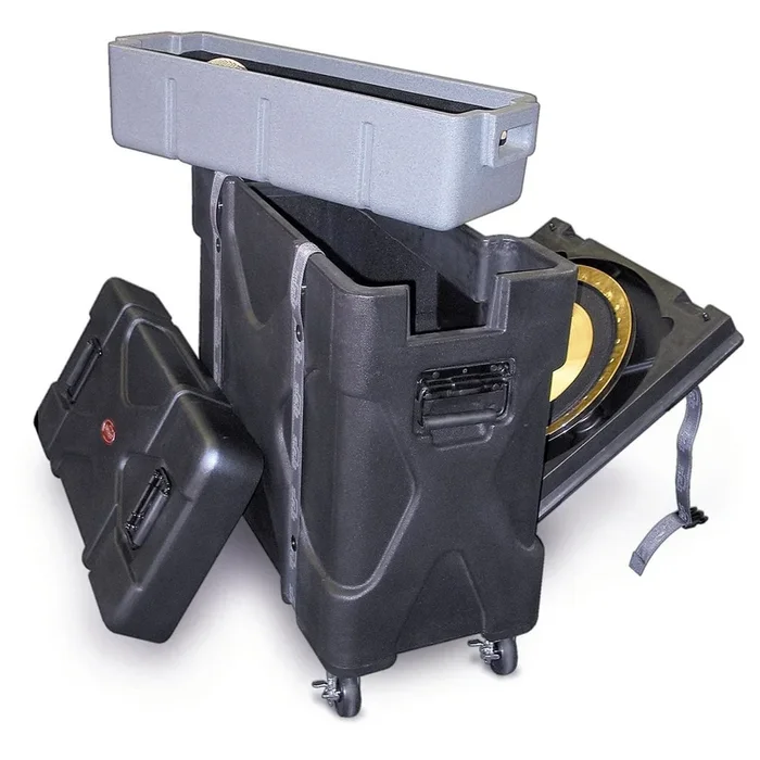 SKB Trap X2 Drum Hardware Case w/built-in Cymbal Vault