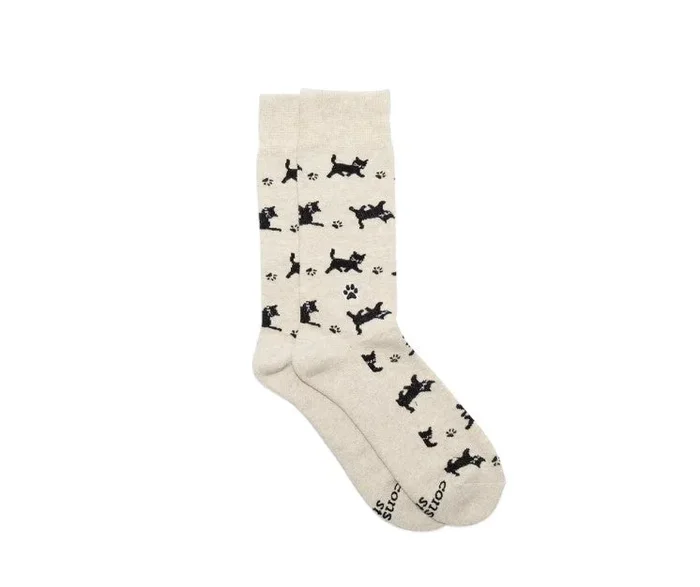 Socks that Save Cats – Cream