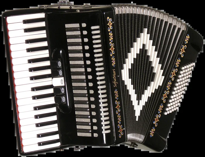SofiaMari SM3472 72-Bass Piano Accordion