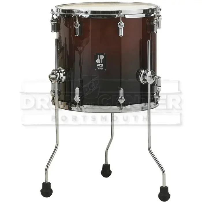 Sonor AQ2 14×13 Maple Floor Tom Brown Fade