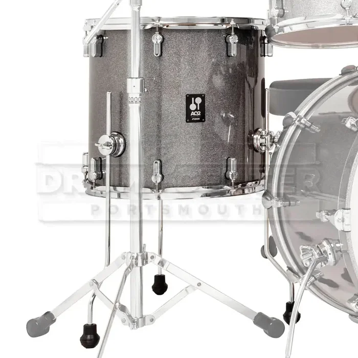 Sonor AQ2 16×15 Maple Floor Tom Titanium Quartz