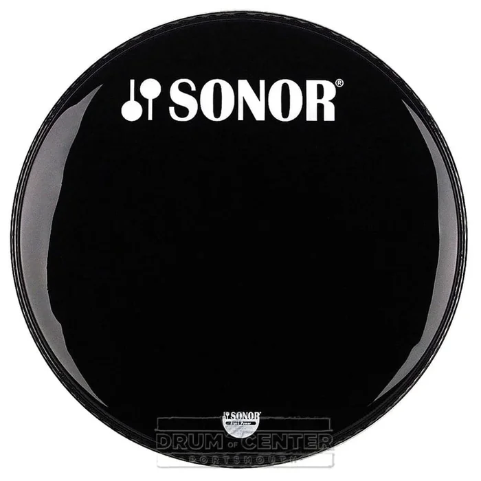 Sonor Bass Drum Logo Head 18″ Black