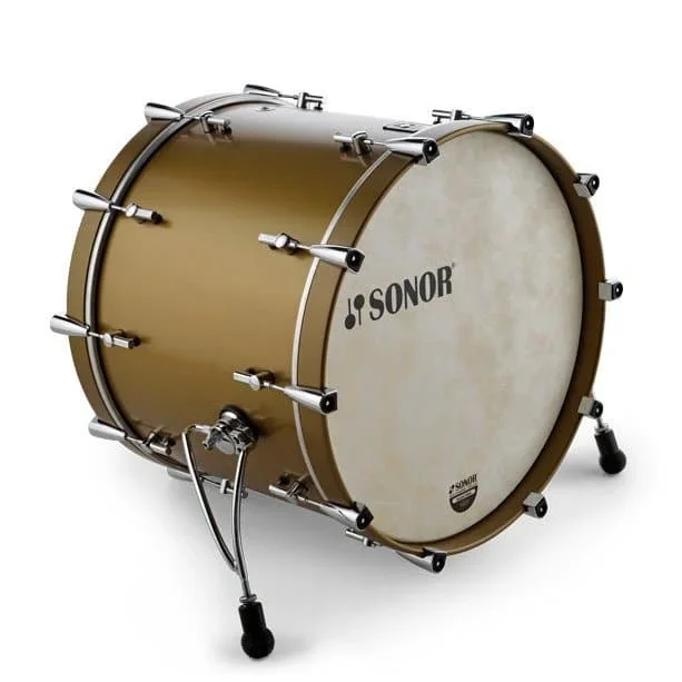 Sonor SQ1 Bass Drum 24×14 Satin Gold Metallic