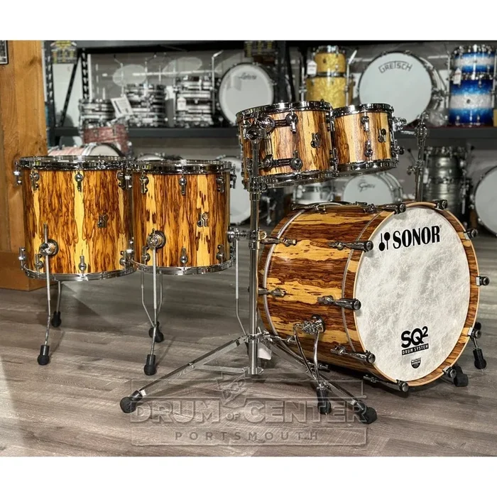 Sonor SQ2 5pc Vintage Beech Drum Set African Marble Semi Gloss | 1030725-2