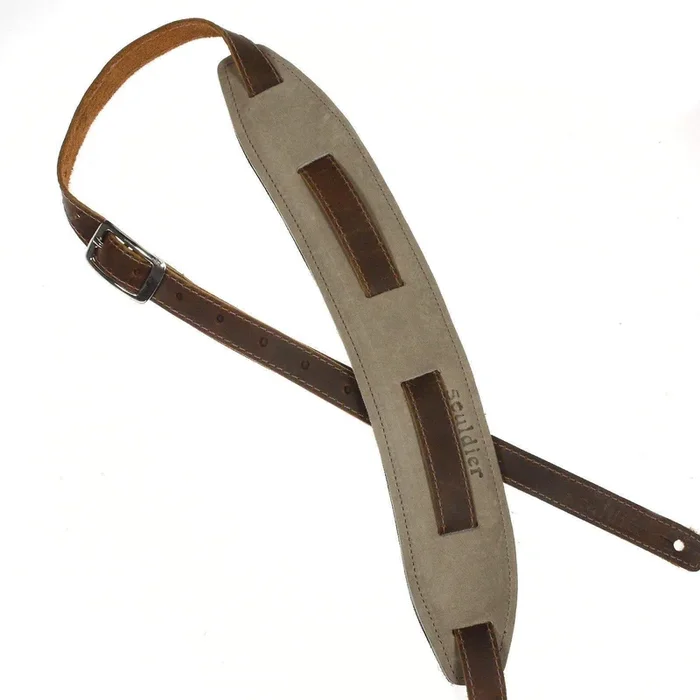 Souldier Saddle Strap Plain Brown Strap & Olive Pad