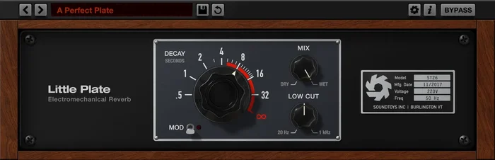 Sound Toys Little Plate Electromechanical Reverb