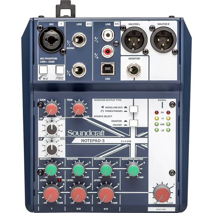 Soundcraft Notepad-5 Mixing Console