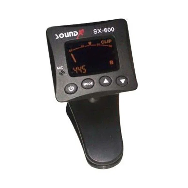 SoundX SX600 Digital Clip Tuner with Backlit Color LCD Display
