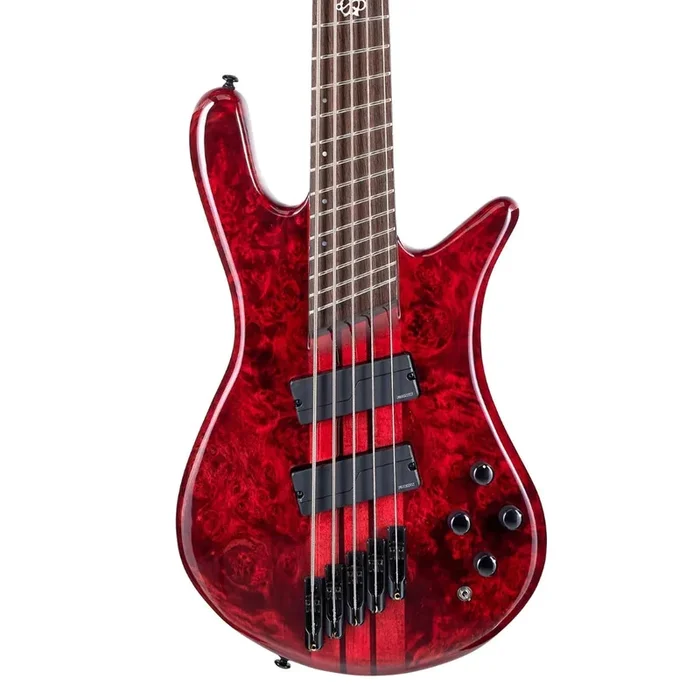 Spector Dimension 5 M/S Bass Guitar – Inferno Red
