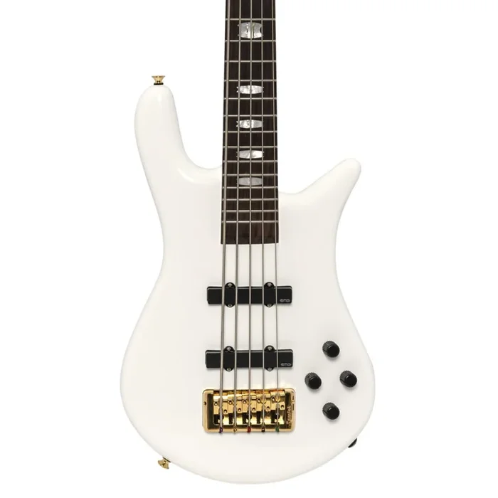 Spector Euro 5 LX Bass Guitar – White Gloss