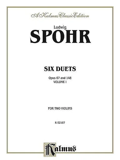 Spohr, L.: 6 Duets, Op.67 and 148, Vol.1 (2 violins)