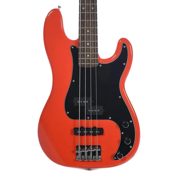 Squier Affinity PJ Bass Race Red w/3-Ply Black Pickguard