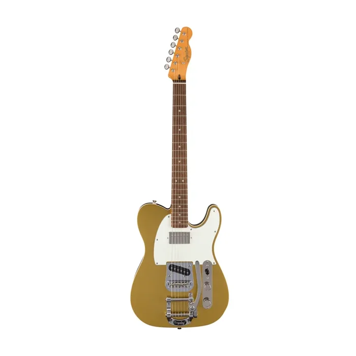 Squier Classic Vibe ’60s Custom Telecaster SH With Bigsby Electric Guitar – Aztec Gold