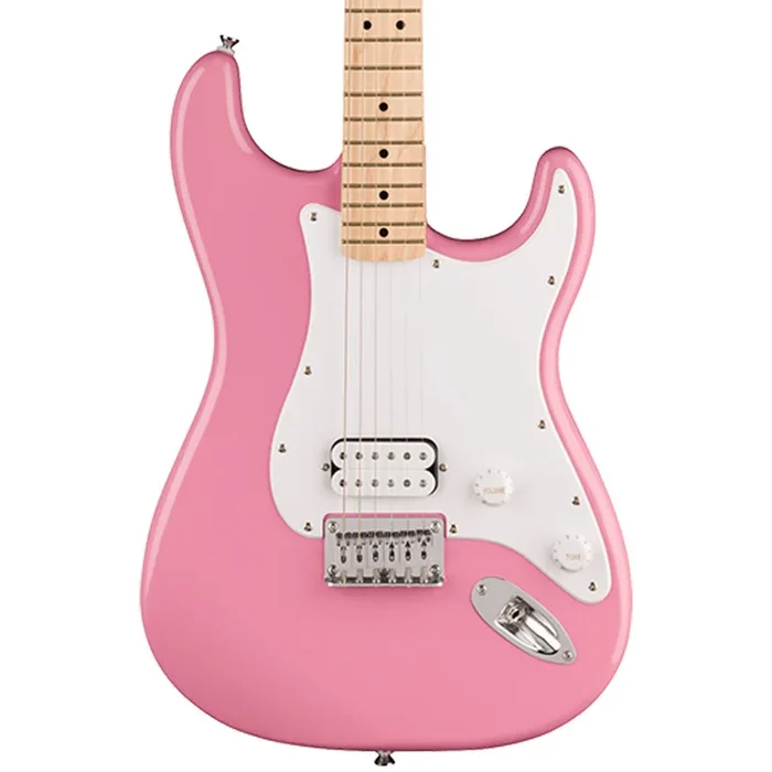 Squier Sonic™ Stratocaster® HT H – Maple Fingerboard – White Pickguard – Flash Pink