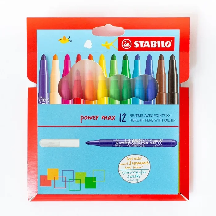 stabilo power max felt pens