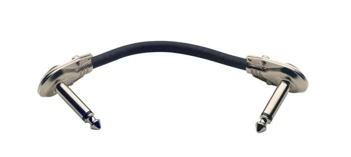 Stagg 1/4″ Patch Cable 4″ Flat Ends