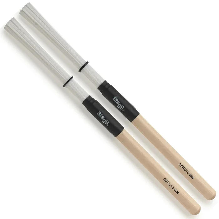Stagg Nylon Drum Brushes – Wooden Handle