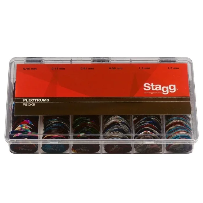 Stagg PBOX6 Mixed Guitar Pick – 600 Picks